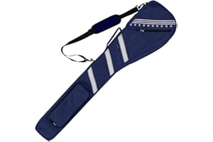 BIG TEETH Borsa da golf pieghevole, con cerniera, spessa e resistente, leggera, impermeabile, multicolore