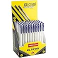 GIGIS ULTRON 2X 0.7MM BALLPEN, Pack of 50 pcs, Nickel Silver Tip With TC Ball (Blue)