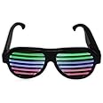 The Glowhouse Sound, Voice & Music Reactive LED Glasses USB Rechargeable - New Model UK