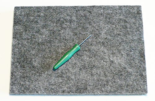 Basteln – Prickel Filzunterlage (ca.175/120/11mm) +1 Prickel (ca.68mm) – (1x1set) - 5