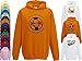 Hat-Trick Designs Dundee United Football Baby/Kids/Childrens Hoodie Sweatshirt-5-6Yrs-Orange-Born & Bred-Unisex Gift