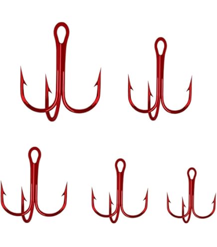 Treble Hooks Size 18 Mustad 3551 Classic Treble Standard Strength