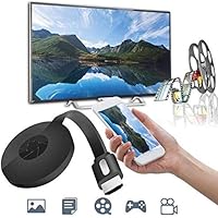 Attino WeCast USB WiFi Adapters/ Dongle with HDMI Output for All Smart TV (Black)