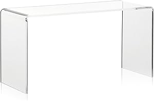 VITAdisplays Support de marchandises comme pont décoratif, présentoir à chaussures en PLEXIGLAS original (20.0 x 7.0 x 10.0 cm) Présentoir de présentation, présentoir de vente en verre acrylique