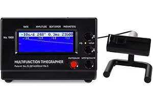 NONDK Mechanisk Klocktestare 1000 Timing Timegrapher Professionellt Reparationsverktyg Klockkalibrator EU