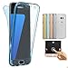 Price comparison product image Samsung Galaxy A3 2015 Case,2ndSpring Ultra Slim Shockproof TPU 360 Degree Protective Front and Back Full Body Soft Silicone Gel Skin Rubber Case Blue Cover for Samsung Galaxy A3 2015