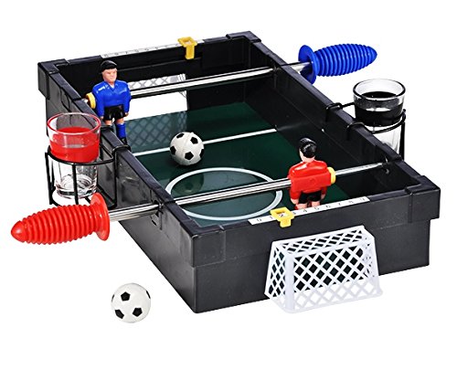Tisch-Fußball Trinkspiel Männergeschenke 42,5 x 31 x 6,5 cm