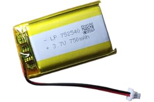 AOLIKES Batterie de Rechange 3,7v 750mAh pour Sena 10S 20S Intercom Moto Oreillette Bluetooth,Sena 20S Evo Bluetooth Casque, Connecteur Compatible avec Original Sockets