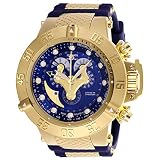 Invicta Subaqua Herren-Armbanduhr Armband Silikon Blau Schweizer Quarz 27315