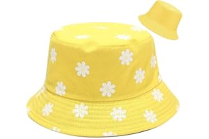 XYIYI Bobs Chapeau Réversible Seau Chapeau Pêche Chapeau De Soleil pour Femmes Filles