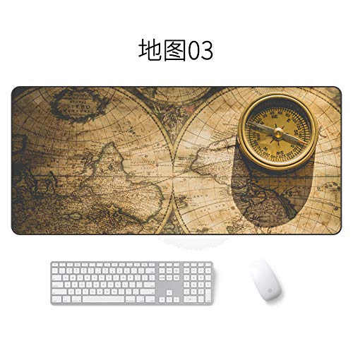 Preisvergleich Produktbild Kartenmausunterlage große wasserdichte Mausunterlagenkarte 03 400 * 900 * 2mm