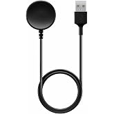 Coverzone Samsung Galaxy Watch 4 ile Uyumlu 44mm Manyetik USB Şarj Kablosu SM-R860NZ Hızlı Şarj Desteği, Dayanıklı, Kompakt T