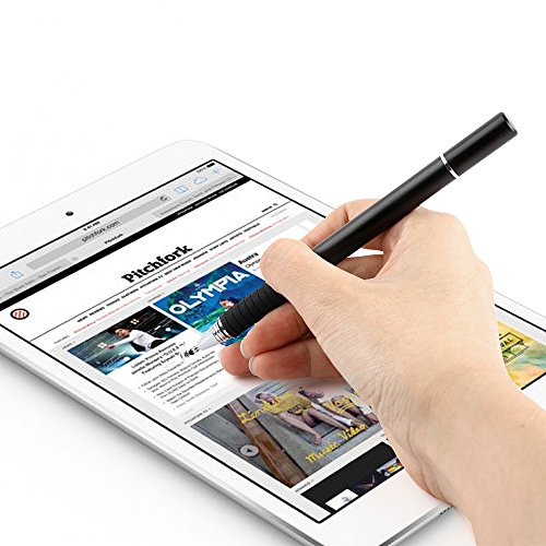 Active Eingabestift, FusionTech® Slim Lang 2 in 1 kapazitiver Eingabestift Touch Pen [Präzisions Stylus], Universal Präzise Touch Bildschirm Sensitive Stylus Stifte mit feiner Faser Tipps, für alle Smartphones, Samsung Tablets, Kindle Fire, Apple iPad, Android Gerät, Google Nexus, Samsung Galaxy, HTC [2-Pack] - 7