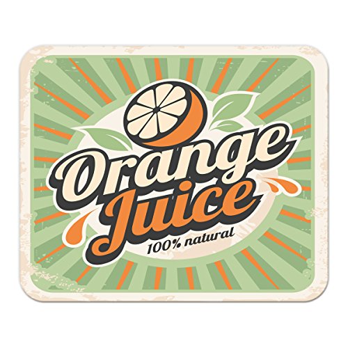 Preisvergleich Produktbild Mauspad Essen Restaurant Orangensaft bedruckt