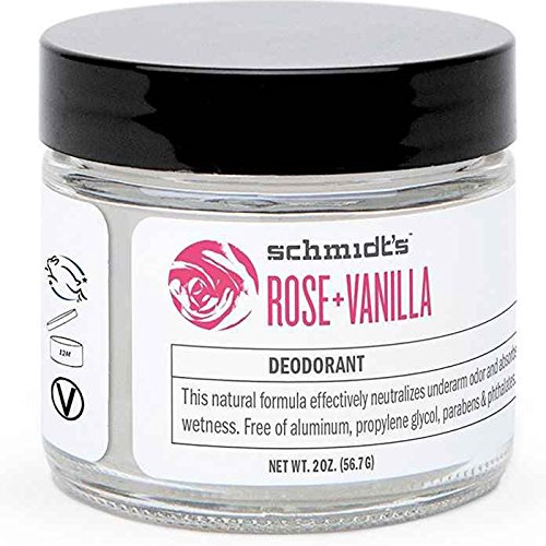 Schmidt's Deodorant - Desodorisante natural Rose + vainilla - 2 oz.