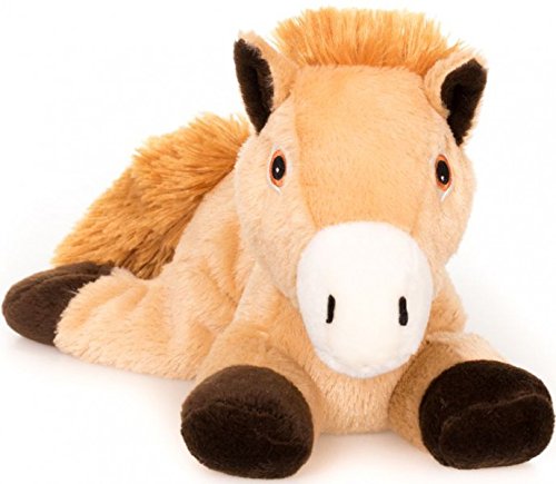 Preisvergleich Produktbild Wärme Stofftier Pferd hellbraun