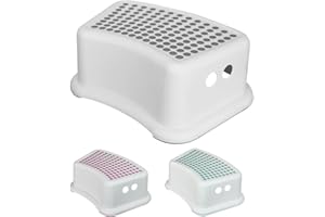 Monsieur Bébé - Marchepied antidérapant 13 cm en Plastique - 3 Coloris