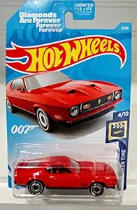 Hot Wheels 2019 James Bond Diamonds are Forever 007 Hw Screen Time 4/10 - 71 Mustang Mach 1 (Red)