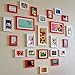 Produktbild HJKY Photo Frame Wall Set Massivholz fotosticker Wohnzimmer Schlafzimmer Wand frame Animation Box mount stilvolle Herz zu kombinieren - geformte wall-box, 24 Photo weiß rot Kombination im Herzen der Animation Chipsatz