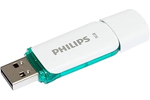 Philips Snow Édition High Speed clé USB 2.0 8 Go pour PC, Ordinateur Portable, Stockage de données informatiques, Vitesse de Lecture jusqu'à 21 Mo/s