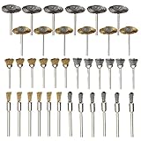 Sharplace 36er-Set Messing Stahl Draht Bürste Polieren...