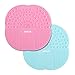 G2PLUS Silicone Brush Cleaner 2 PCS Make Up Brushes Cleansing Pad Little Cleaning Rubber Mat 10 cm * 10 cm