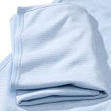 Schmusetuch, 2er Set, hellblau weiss gestreift ca. 55 x 55 cm - 2