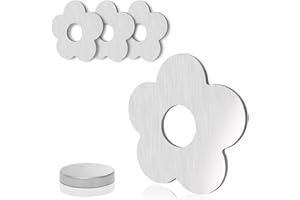 Aongray 4er Blume-Motive Tischdeckenbeschwerer,Magnetische Tischtuchgewichte aus Edelstahl Tischtuchklammer für Garten Drinnen draußen Tischtuchhalter