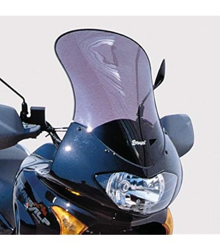 Parabrezza Alto Per Yamaha TDM 900 2002-2013 - Fum&egrave; Scuro, 47cm | Protezione Dal Vento Per Touring