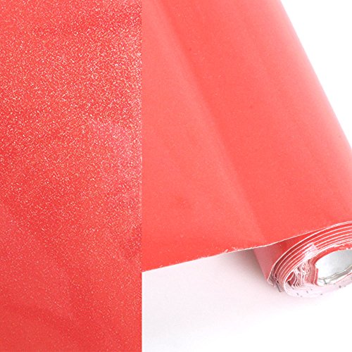 Rot Moebelfolie Klebefolie 5M x 61cm Schrankfolie Kueche Moebel Bad Dekofolie Klebe Folie Kuechenfolie Bastelfolie Selbstklebefolie Plotterfolie - 3