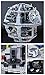 05035 Custom Bausteine Stern des Todes, Konstruktionsspielzeug Baukasten, 3804 Bausteine - 