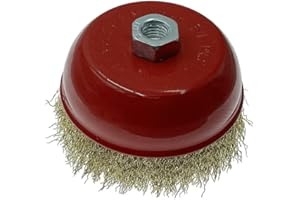 EISENWOLF M14 - Cepillo de alambre de latón para amoladora angular, 115/125 mm (1, 125 mm)