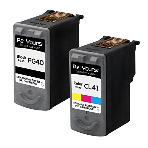 reyours 2 Cartouche d encre Compatible pour Canon PG-40 Encre CL-41 Noir color  