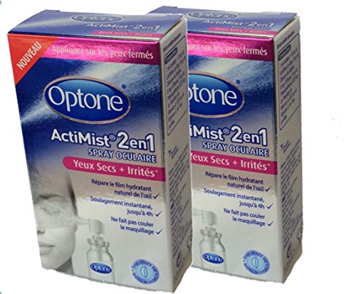 OPTONE ACTIMIST 2en1 Solution OCULAIRE Yeux Secs + Irrités - Lot de 2 x 10ml YS