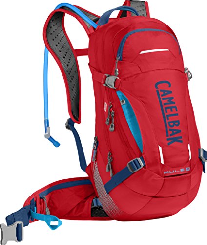 CamelBak 1112601000 Mochila de Hidratación, Hombre, Rojo (Racing Red) / Azul (Pitch Blue), Talla Única