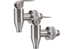 DUAO Distributeur de à l' en Acier Inoxydable, de Remplacement Durable, Style Poussoir, Paquet de 2