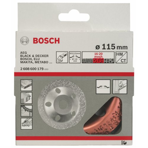 Bosch Hartmetalltopfscheibe 115×22.23mm mittel, 1 Stk. - 2