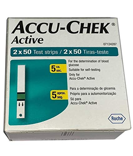 Accu-Chek Active 100 Strips, (50x2) (Multicolor) RS.1399.00