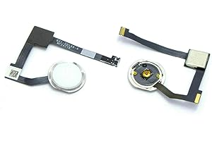 handywest Home Button Kompatibel mit iPad Air 2 iPad 6 A1566 A1567 Weiß Homebutton Flex Flexkabel Flexcable Menü Flexcable