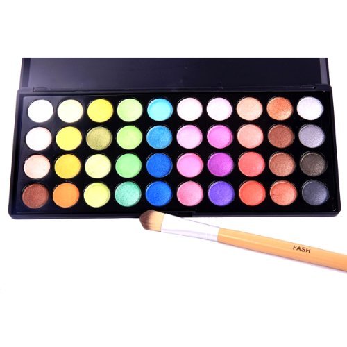 FASH Professional 40 Color Shimmer Eyeshadow Palette Cosmetics, Makeup, mineral Makeup