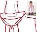 EVA VINYL RAINCOAT WOMEN GIRLS TRANSPARENT FASHION RUNWAY STYLE RAIN COAT 106CM