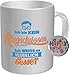 Produktbild 2614 Familien-Set Tasse+Button: FAMILY ARBEIT BÜRO Tasse: KLUGSCHEISSER Premium Geschenk Tasse Keramik, Original RAHMENLOS® in Geschenkbox + Button Happy Birthday