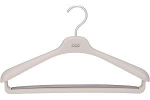 ‎JOSEPH JOSEPH Joseph Joseph Orderly Wieszaki na Garnitury i Płaszcze, Zestaw 2 szt., Antypoślizgowy Uchwyt na Spodnie, Szerokie Ramiona, Obrotowy Hak, Z Recyklingu