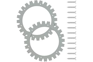 Lenink Spikes mit 12 Schrauben zubehör kompatibel mit Worx Landroid S/M Mähroboter wie S300 [WR130E], M500 [WR141E], M700 [WR142E], M500 2.0 [WR165E], M700 2.0 [WR167E], M1000 [WR143E]