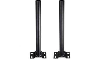 CLICLED 2PZ Staffa palo per lampione stradale 48cm 4.8 diametro supporto faro