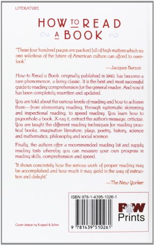 Livres Couvertures de How to Read a Book