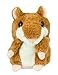 Produktbild Sprechender Hamster aus Plüsch mit witziger Cartoon stimme in braun mit Batterien, imitiert Stimmen und Melodien mit piepsiger helium Stimme, egal welche Sprache, geeignet für Kinder und Erwachsene