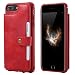 Produktbild NewTH iPhone 7 Plus/8 Plus/6S Plus/6 Plus Hüllen, Premium PU-Leder Geldbörse etui, TPU-Schutzhülle Cover für Apple iphone 7 Plus/8 Plus/6S Plus/6 Plus