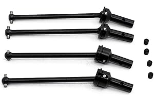 Ezweiji CVD Drive Shaft, Drive Shaft para Arrma Typhon/Arrma Infraction/Arrma Limitless/Arrma Felony 6s Upgrade Parts, ARRCat 4PCS Delantero Trasero Harden Steel #45 CVD Drive Shaft