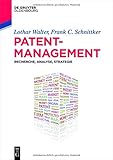 Image de Patentmanagement: Recherche, Analyse, Strategie (De Gruyter Studium)